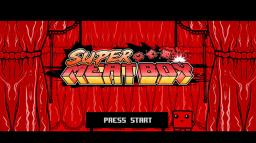 Super Meat Boy Title Screen
